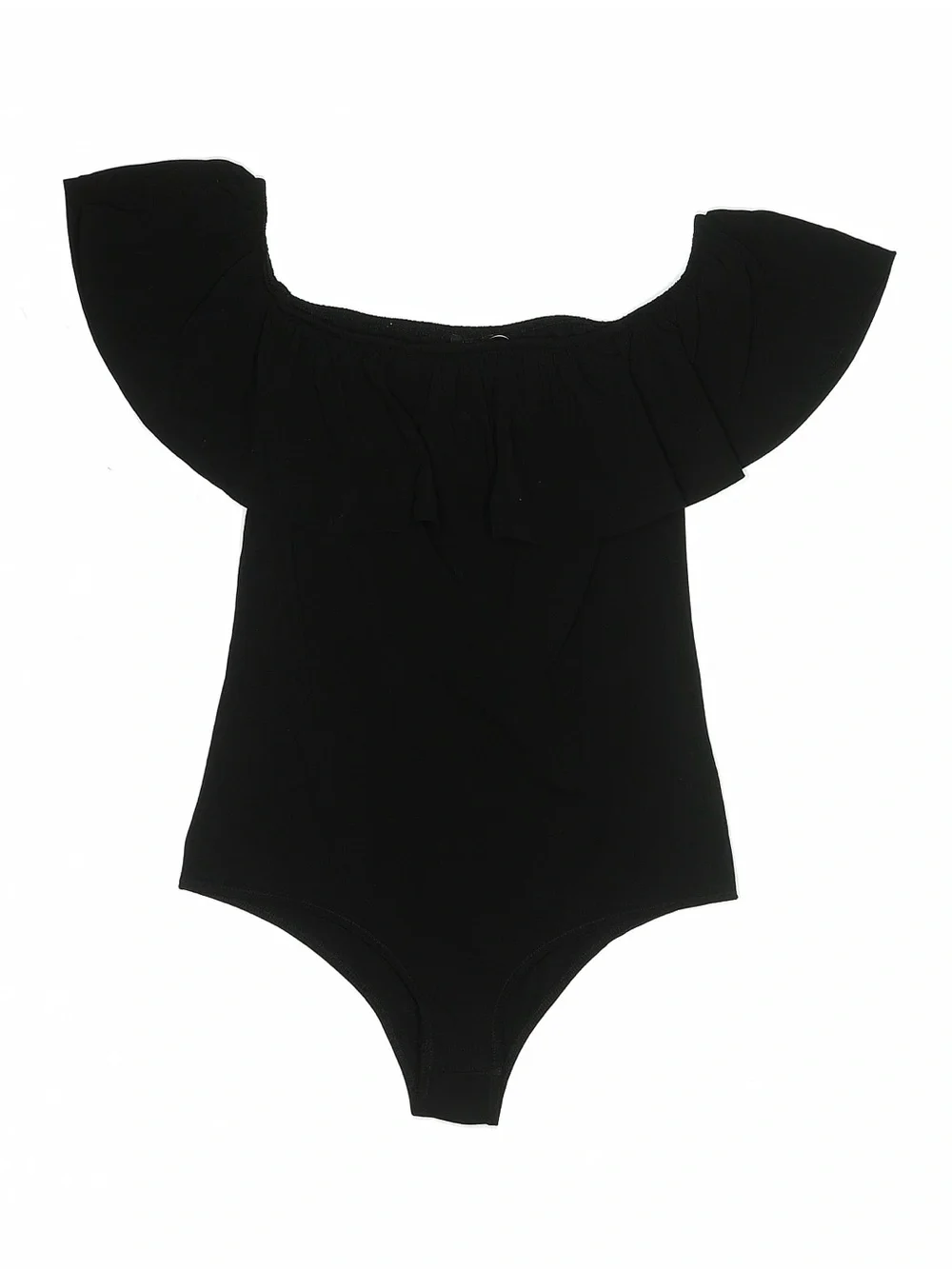 J. Crew off the shoulder ruffle body suit sz M